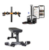 MaxPro Fitness Machine Portable Home Gym includes Bench & Wall Bracket- E1101-NNA-OR