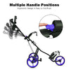 Costway Foldable 3 Wheel Golf Push Cart - SP37200GN
