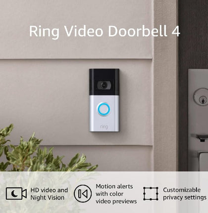 Ring Video Doorbel 4  - B08NXX99RR