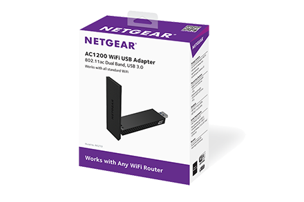 Netgear AC1200 Dual Band USB Adapter - A6210-100PAS