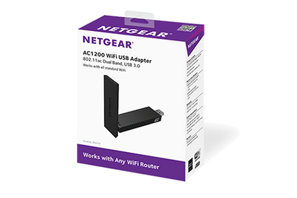 Netgear AC1200 Dual Band USB Adapter - A6210-100PAS