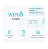 TP-Link AX3000 Whole Home Mesh Wi-FI System - Deco X50(2-pack)