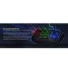 Adesso 3 color Illiminated 2X Large Keyboard, Split Key Design - AKB-150EB