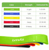 Letsfit Resistance Exercise Bands Set - JSD01-5P