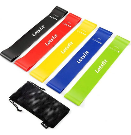 Letsfit Resistance Exercise Bands Set - JSD01-5P