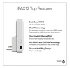 Netgear 6 Mesh Range Extender Router - EAX12-100CNS