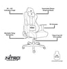 Nitro Concepts S300 Gaming Chair - NC-S300-B
