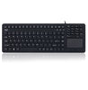 Adesso Antimicrobial Waterproof Touchpad Keyboard, Multimedia Hot Keys - AKB-270UB