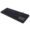 Adesso Antimicrobial Waterproof Touchpad Keyboard, Multimedia Hot Keys - AKB-270UB