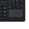 Adesso Antimicrobial Waterproof Touchpad Keyboard, Multimedia Hot Keys - AKB-270UB