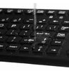 Adesso Antimicrobial Waterproof Touchpad Keyboard, Multimedia Hot Keys - AKB-270UB