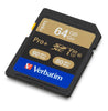 VERBATIM  64GB Pro Plus 666X microSDXC Memory Card with Adapter - 6255422