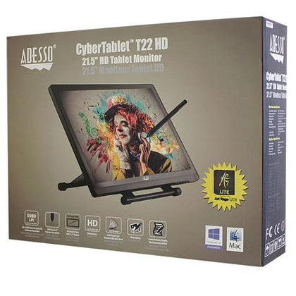 Adesso 21.5 HD Widescreen Touch Tablet Monitor - Cybertablet 22HD