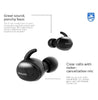 Philips Audio UpBeat True Wireless Earbuds - SHB2515BK