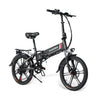 SAMEBIKE 20inch new version 350W foldable electric bike white - 20LVXD30-II