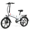 SAMEBIKE 20inch new version 350W foldable electric bike white - 20LVXD30-II