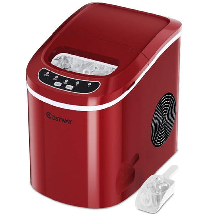 Costway Mini Portable Electric Ice Maker, Ice Cubes Ready - 28601374