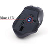 VERBATIM  silent ergonomic wireless blue LED mouse dark teal - 6487411