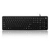 Adesso Antimicrobial Waterproof desktop Keyboard, Mutlimedia Hotkey - AKB-235UB