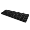 Adesso Antimicrobial Waterproof desktop Keyboard, Mutlimedia Hotkey - AKB-235UB