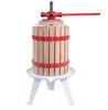 Costway 1.6 Gallon Fruit and Wine Press Wood Basket - HW51296