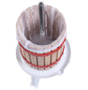 Costway 1.6 Gallon Fruit and Wine Press Wood Basket - HW51296