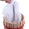Costway 1.6 Gallon Fruit and Wine Press Wood Basket - HW51296