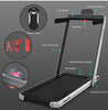 Costway 2 In 1 Folding Treadmill - Silver - SP37514SL