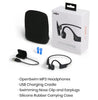 Shokz OpenSwim Bone Conduction MP3 Headphones,Open-Ear Comfort & Waterproof - S700-ST-BK-US