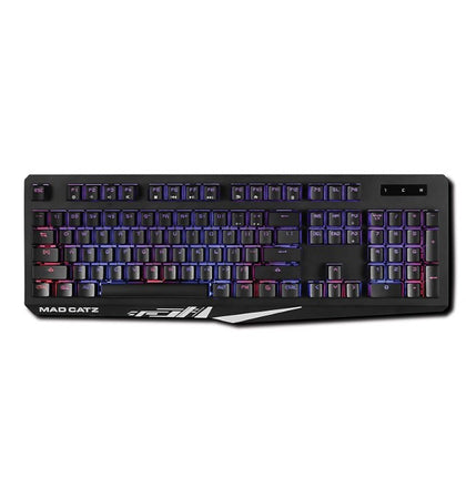 Mad Catz The Authentic S.T.R.I.K.E.2 Membrane Gaming Keyboard-KS13MRUSBL00-Black