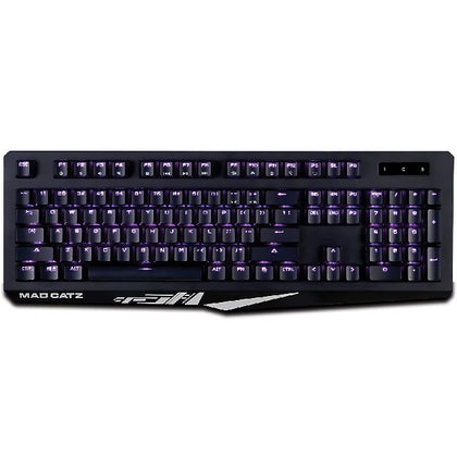 Mad Catz The Authentic S.T.R.I.K.E.4 Mechanical Gaming Keyboard - KS13MMUSBL00-Black