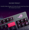 Asus ROG strix scopeTKL electro punk gaming keyboard - X803 STRIX SCOPE TKL EP/RD/US