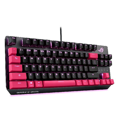 Asus ROG strix scopeTKL electro punk gaming keyboard - X803 STRIX SCOPE TKL EP/RD/US