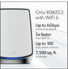 Netgear orbi wifi 6 mesh router, Wi-Fi 6 technology - RBK853-100CNS