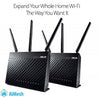 ASUS  AC1900 Dual Band Gigabit WiFi Router, AiMesh for mesh wifi system, AiProtection network security powered by Trend and Parental Control - RT-AC68U
