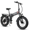 SAMEBIKE 20inch 500W foldable fat tire electric bike black - LOTDM200