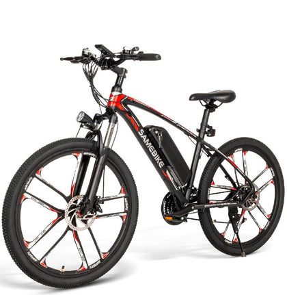 SAMEBIKE 26inch 350W 21 speed mountain electric bicycle black - MY-SM26
