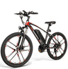 SAMEBIKE 26inch 350W 21 speed mountain electric bicycle black - MY-SM26