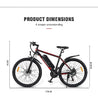 SAMEBIKE 26inch 350W mountain electric bike, Gear display black - SY26