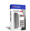 VERBATIM  240GB  Vx500 external SSD, Includes USB-A - 6185640