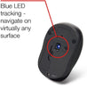 VERBATIM SILENT WIRELESS BLUE LED MOUSE SILVER - 6033776